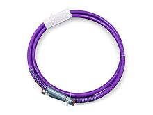 Поводок, 1/4" х 2,0 м, 248 бар, эластичный, с пружинами AktiSpray (фиолетовый)