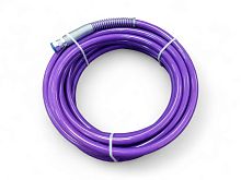Рукав окрасочный 1/4" х 10 м, Р.Д. 248 бар, эластичный, с пружинами AktiSpray (фиолетовый)